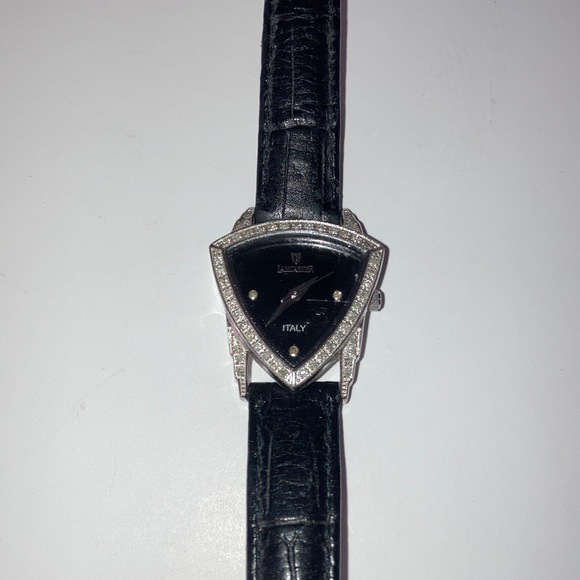 Lancaster Italy Diamond Triangle Watch - Picture 2 of 7